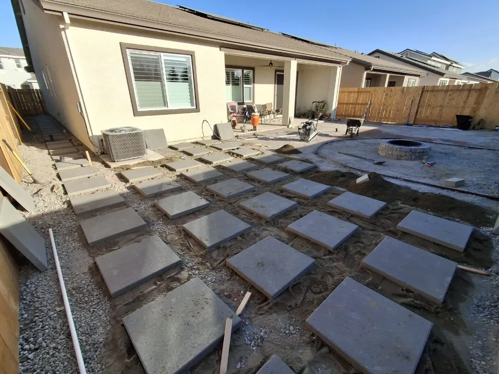 Custom garden landscaping in Manteca, CA by Rodriguez Landscaping