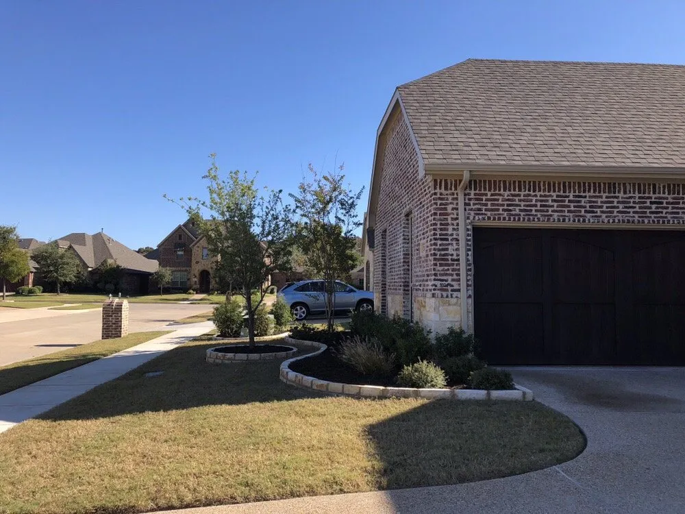 Local lawn mowing service with custom design across Rowlett, TX - Rodriguez Landscaping
