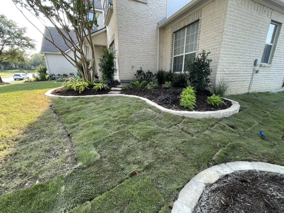 Affordable landscape installation in Wylie, TX - Rodriguez Landscaping