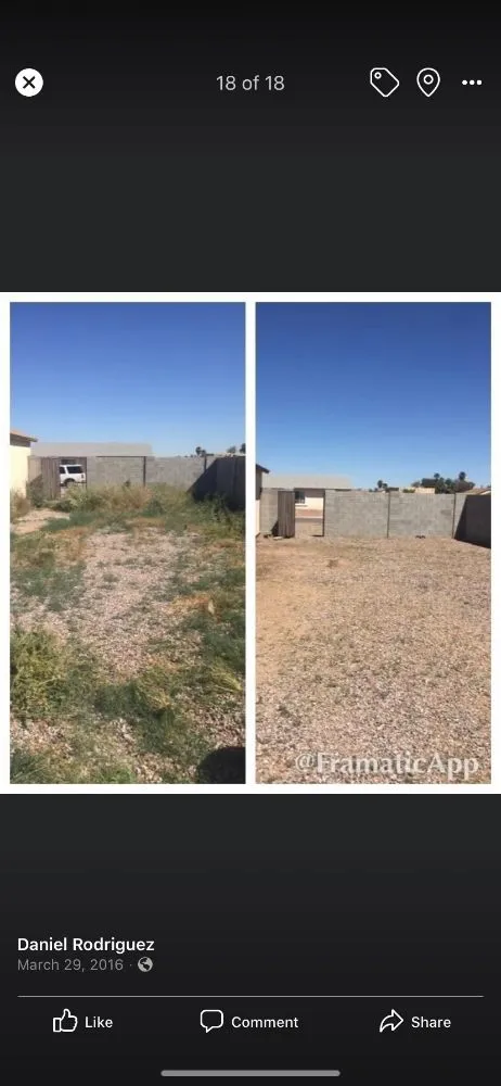 Trusted yard maintenance in Eleven mile, AZ by Rodriguez Lawn Care