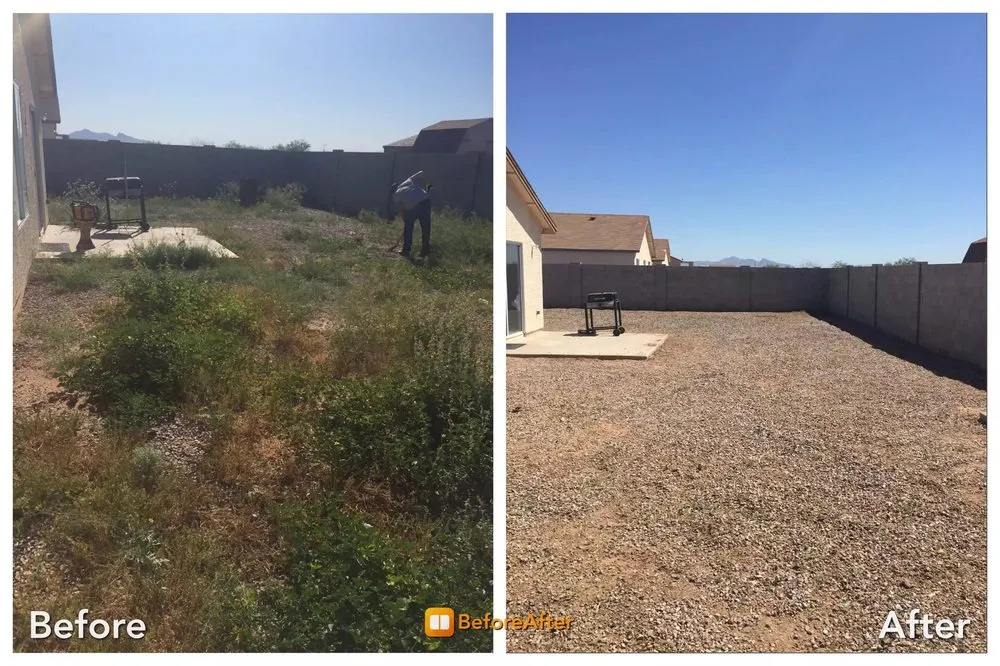 Local landscape installation in Eleven mile, AZ by Rodriguez Lawn Care