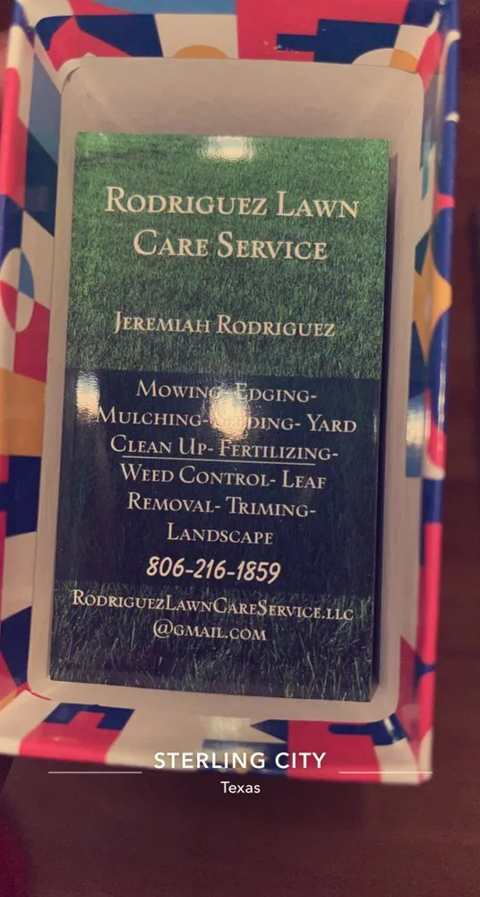 Local landscaping services in Sterling City, TX - Rodriguez Lawn Care Service