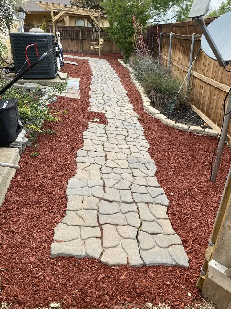 Local landscape design for residential properties in Temple, TX by Rodriguez Lawn Service