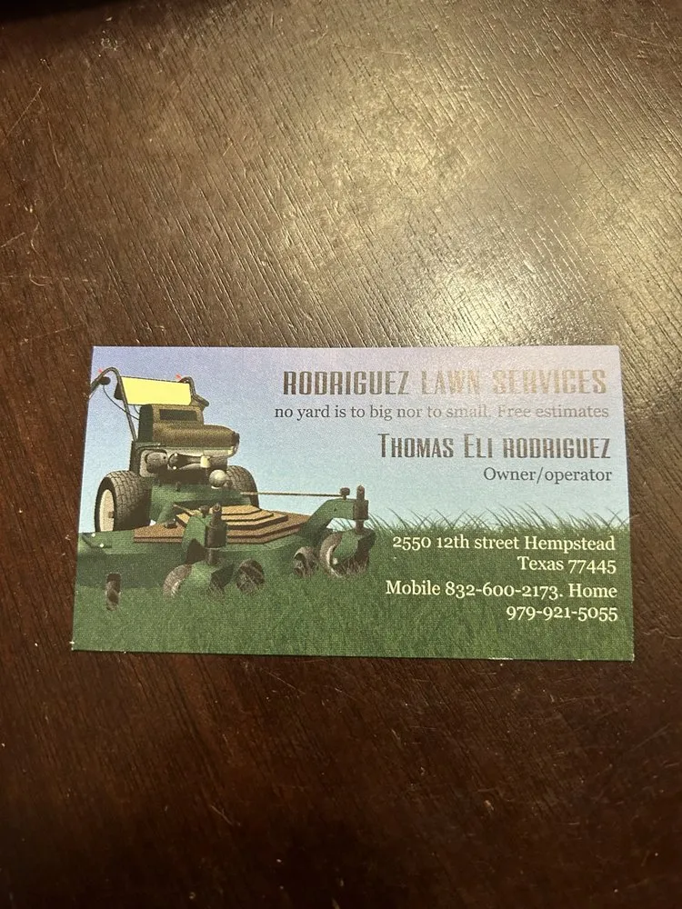 Affordable outdoor landscaping in Hempstead, TX by Rodriguez Lawn Services