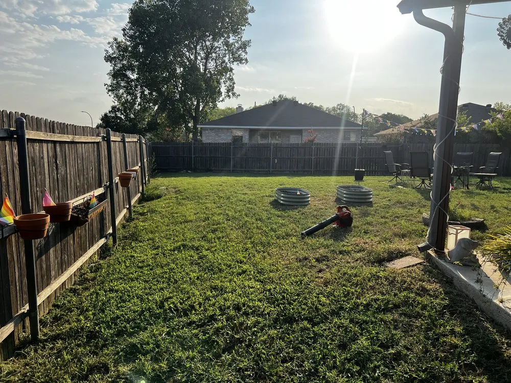 Trusted yard cleanup service in Saginaw, TX by Rodriguez Precision Mowing