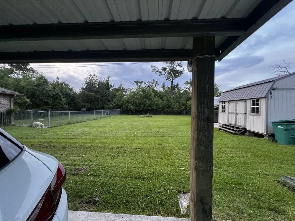 Custom landscape installation for beautiful yards in Saginaw, TX by Rodriguez Precision Mowing