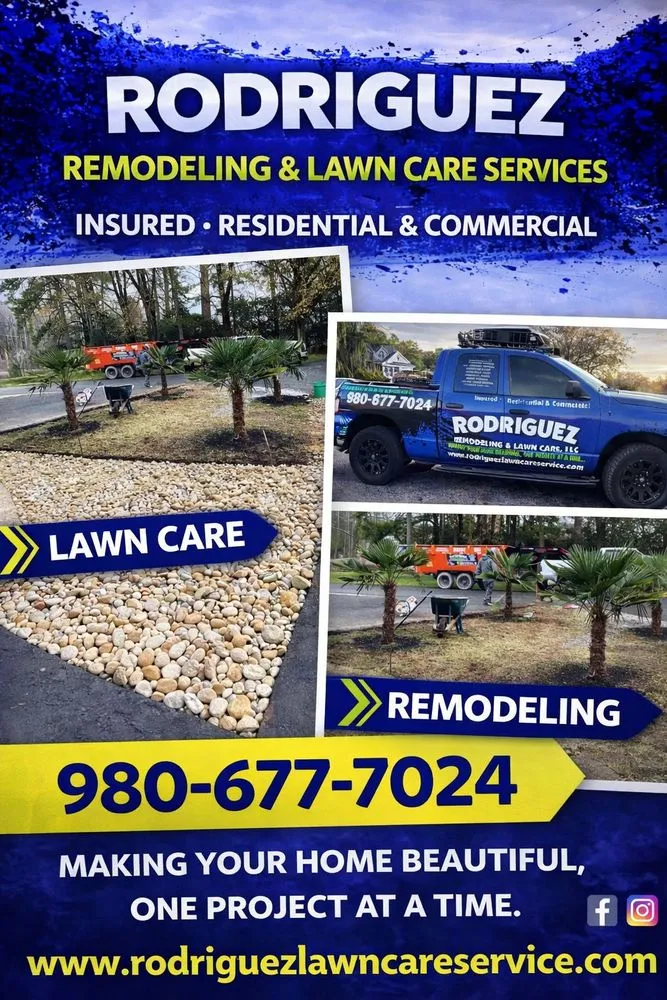 Trusted landscape installation for homes in Gastonia, NC by Rodriguez Remodeling