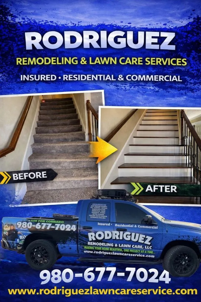 Professional lawn care service experts serving Gastonia, NC - Rodriguez Remodeling
