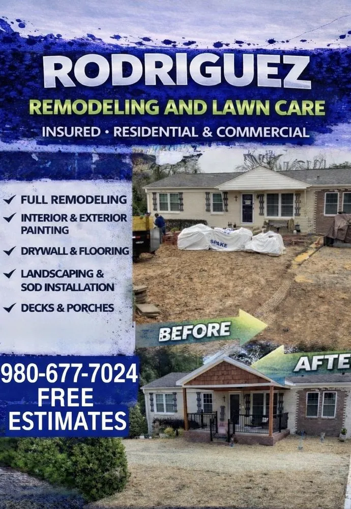 Reliable garden landscaping for homes in Gastonia, NC by Rodriguez Remodeling