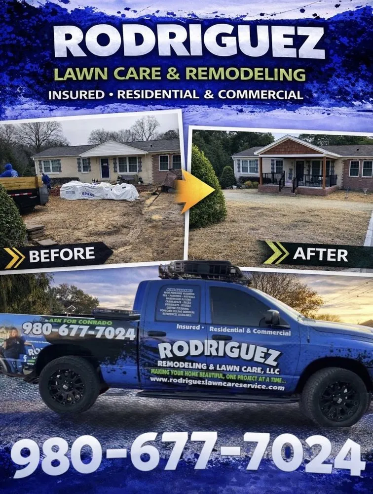 Affordable landscape installation in Gastonia, NC - Rodriguez Remodeling