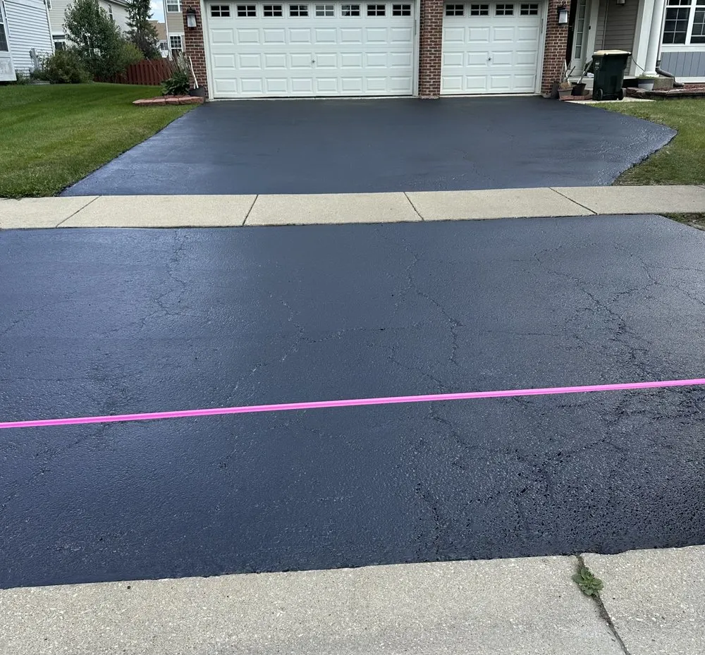 Professional yard cleanup service for beautiful yards in Marengo, IL by Rodriguez Sealcoating and Landscaping