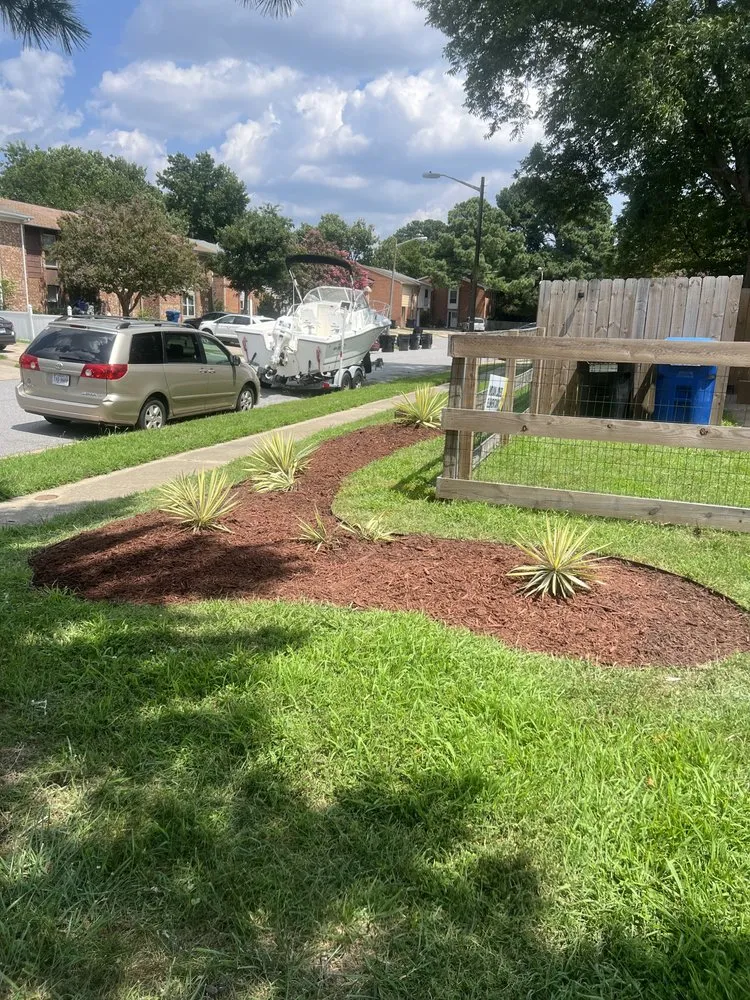 Professional garden landscaping for outdoor upgrades across Norfolk, VA - Rodriguez Tree Service