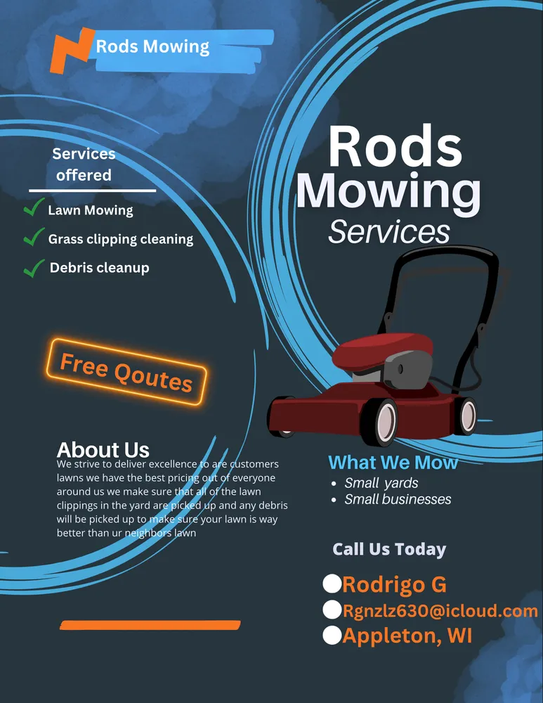 Custom lawn mowing service in Appleton, WI by Rods Mowing
