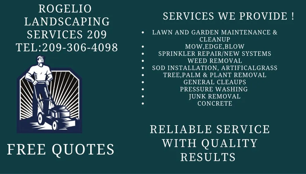 Expert yard maintenance for outdoor upgrades in Modesto, CA by Rogelio Landscaping Services