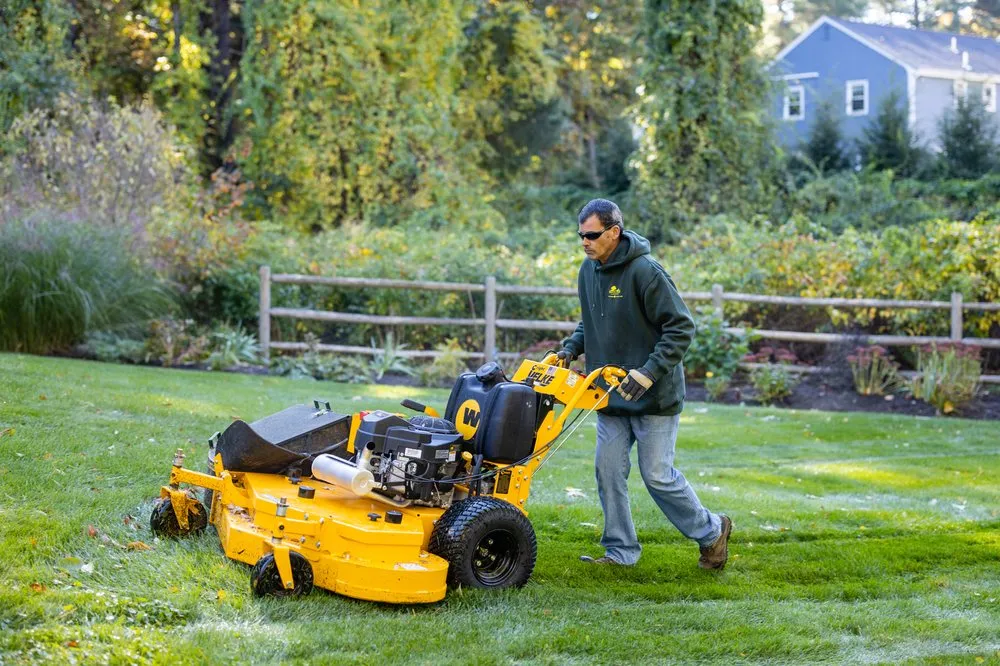 Custom yard cleanup service in Framingham, MA by Roger B. Sturgis & Associates