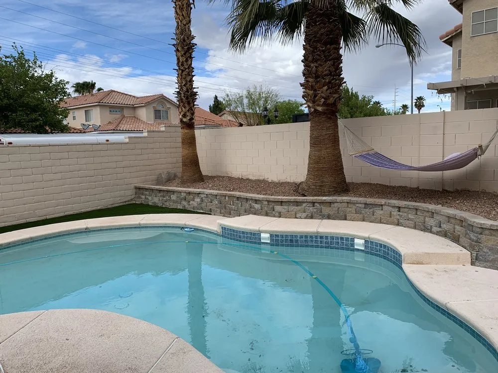 Top-rated landscape design for year-round maintenance in North Las Vegas, NV by Roger's Landscaping