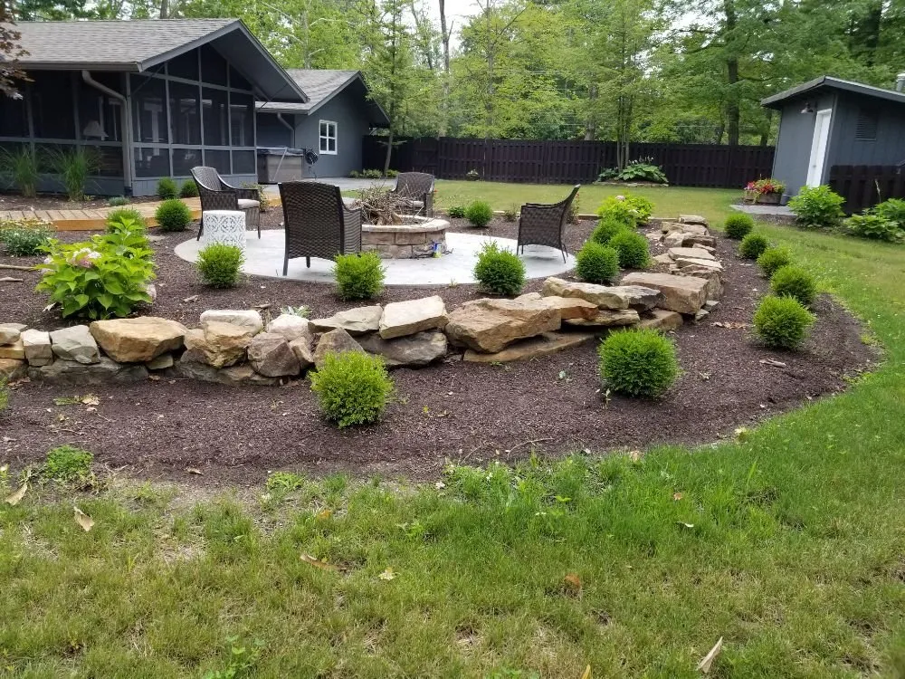 Custom residential landscaping for year-round maintenance across Carmel, IN - Rogers Tree Service & Landscaping