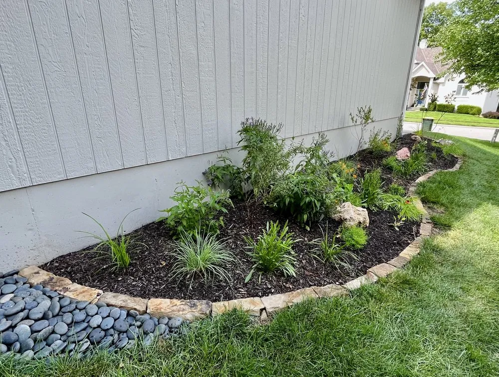 Expert landscaping services with custom design in Lees Summit, MO by Rogue Natives