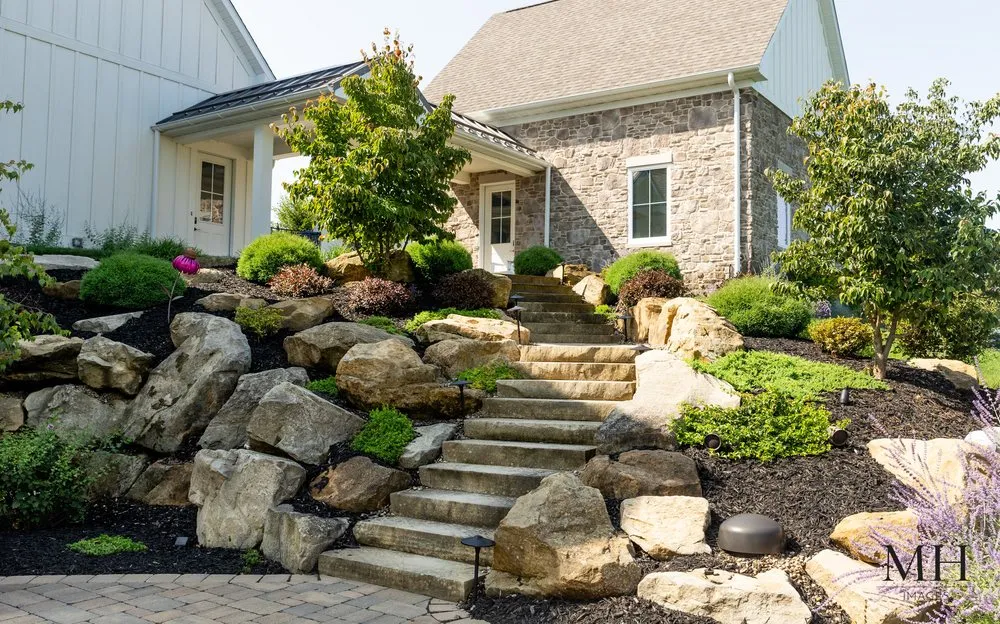 Top-rated landscape design for year-round maintenance in Canton, OH by Rohr & Sons Nursery & Garden Center