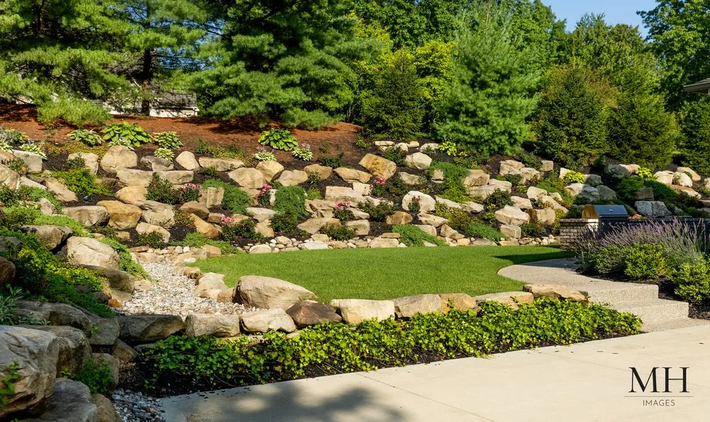 Reliable residential landscaping with custom design in Canton, OH by Rohr & Sons Nursery & Garden Center