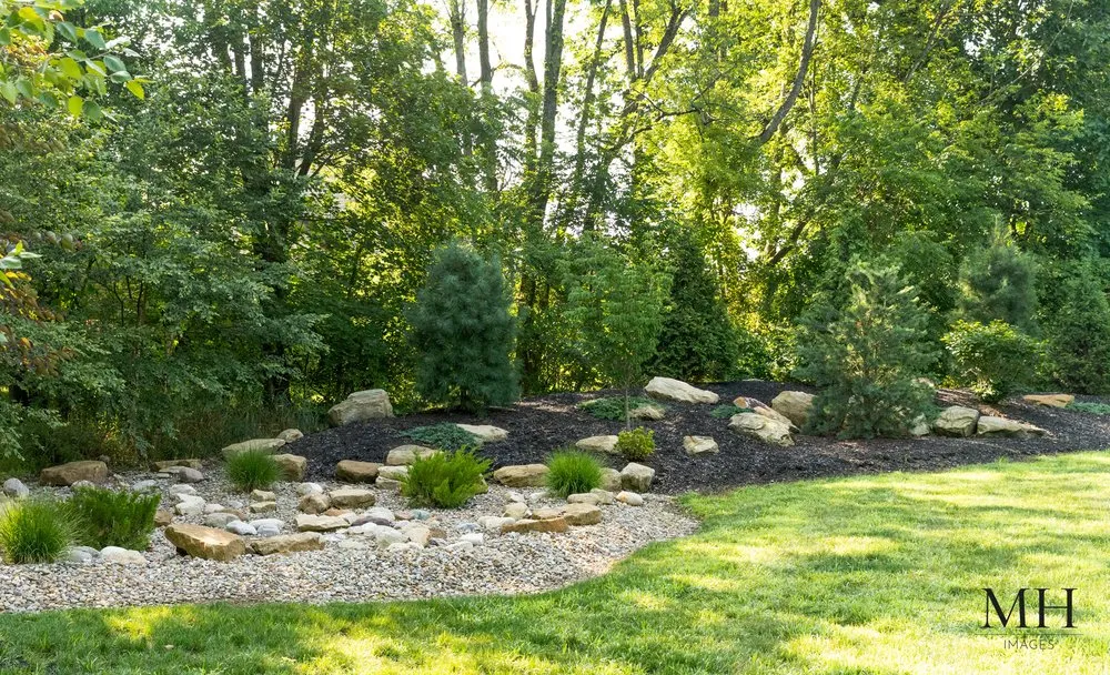 Professional outdoor landscaping in Canton, OH by Rohr & Sons Nursery & Garden Center