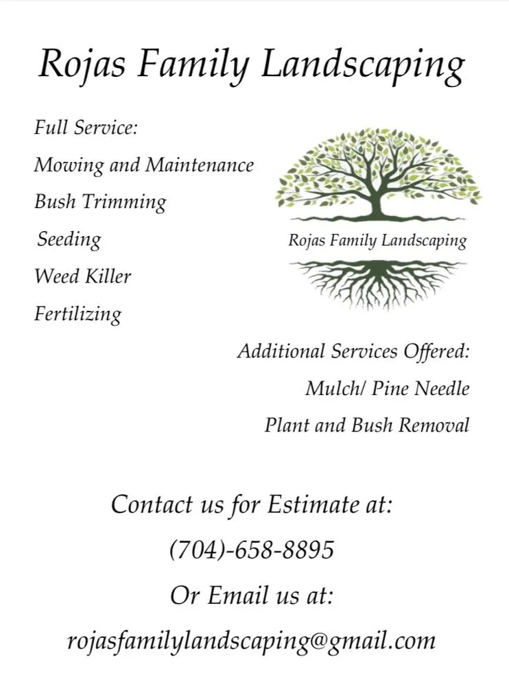 Custom landscape installation in Mooresville, NC by Rojas Family Landscaping