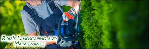 Roja's Landscaping and Lawn care Logo