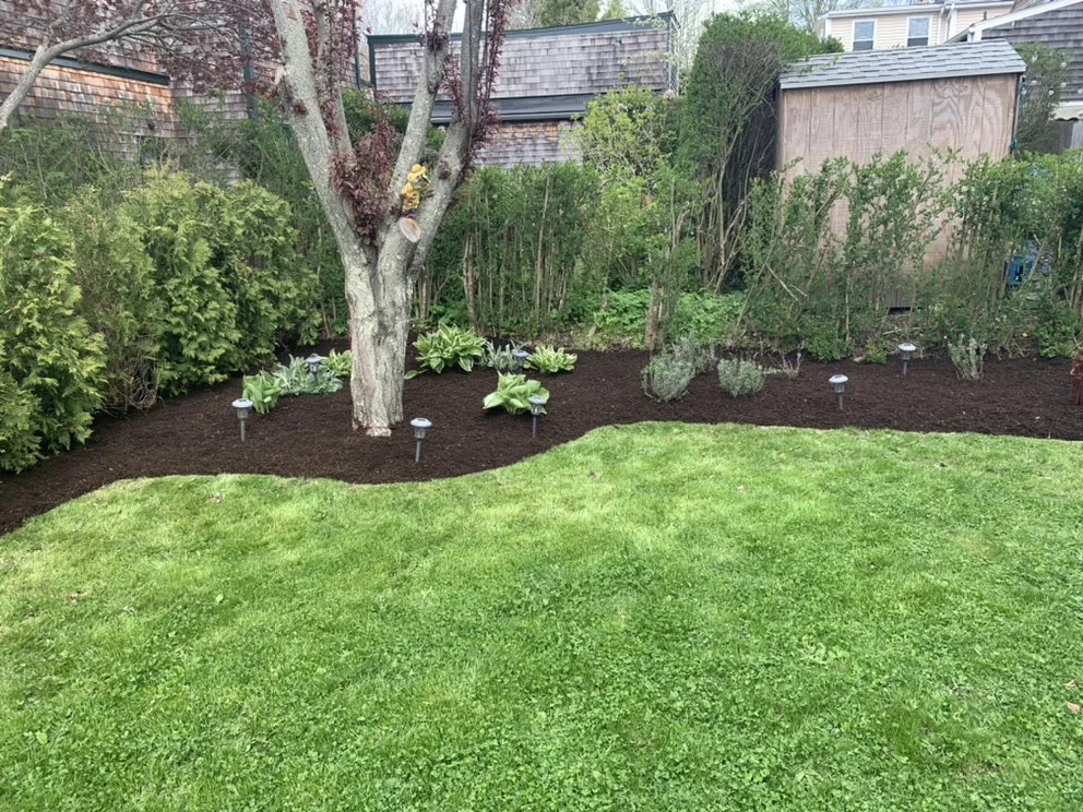 Custom outdoor landscaping in Middletown, RI by Rojas Landscaping