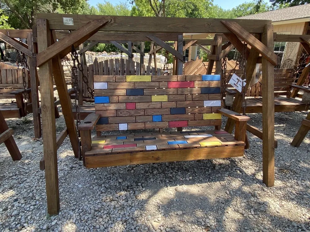 Custom garden landscaping in Waxahachie, TX by Roland's Nursery & Landscaping