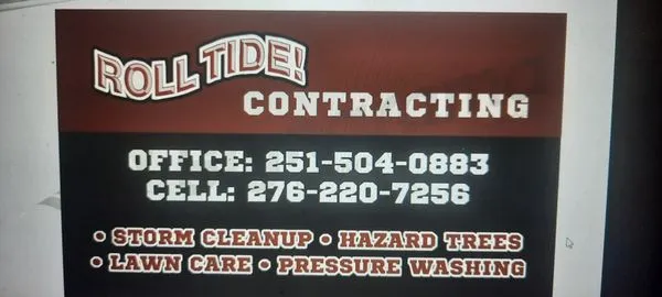 Roll Tide Contracting Logo