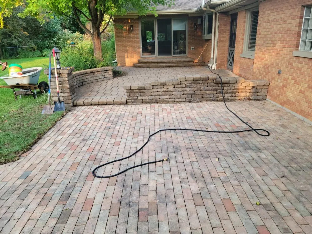 Custom yard cleanup service with custom design across Appleton, WI - Roll With It