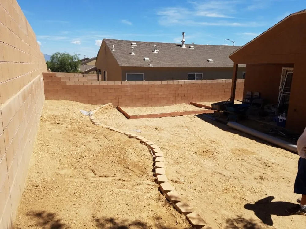 Custom outdoor landscaping for outdoor upgrades across Albuquerque, NM - Rollin rockz landscape management