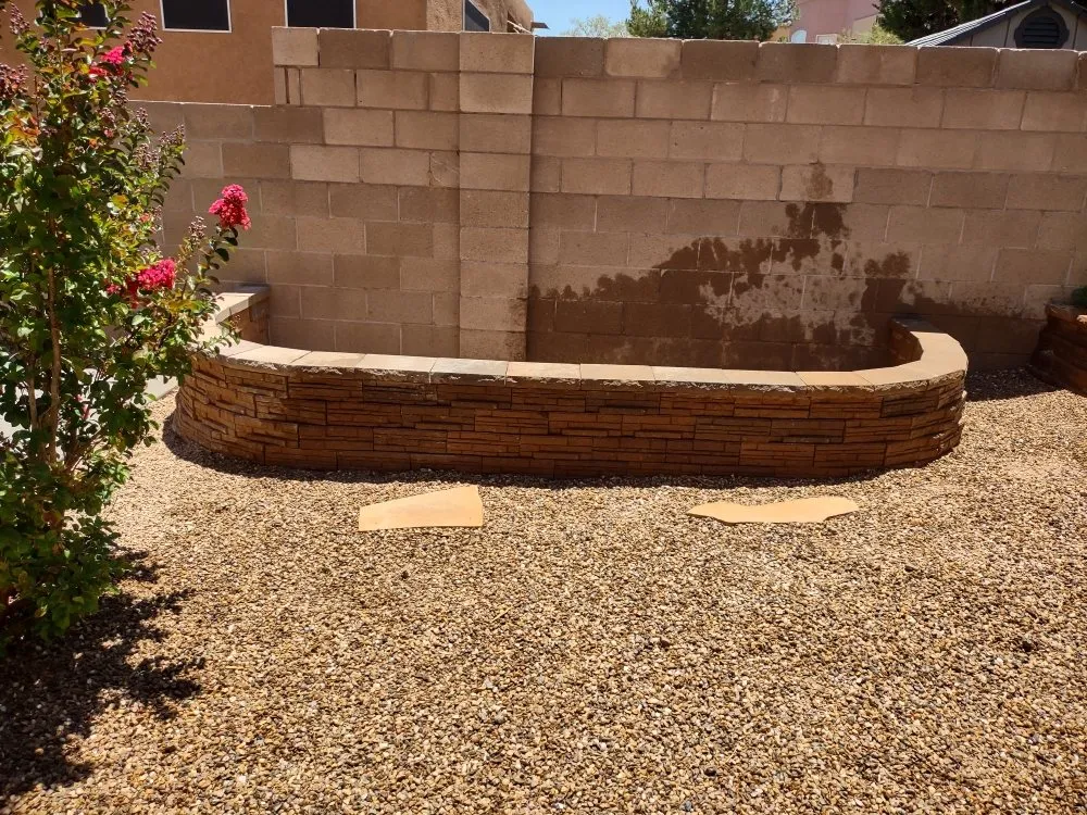 Affordable garden landscaping in Albuquerque, NM by Rollin rockz landscape management