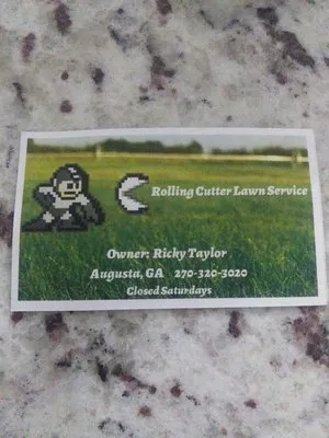 Rolling Cutter Lawn Service Logo
