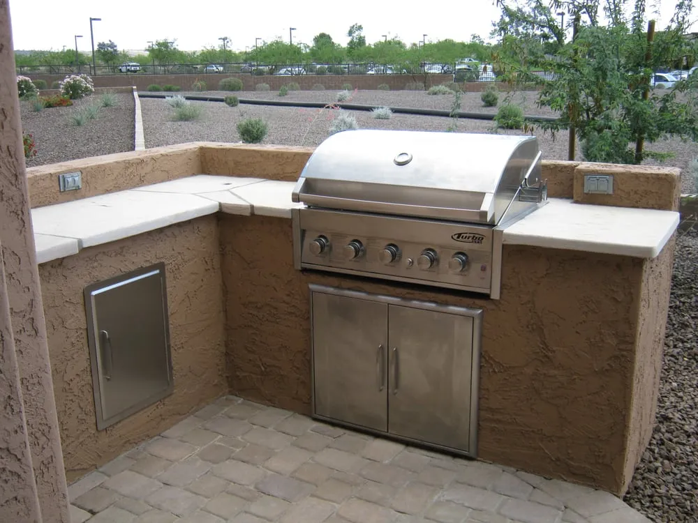 Custom garden landscaping for residential properties in Peoria, AZ by Rolling Rock Landscape