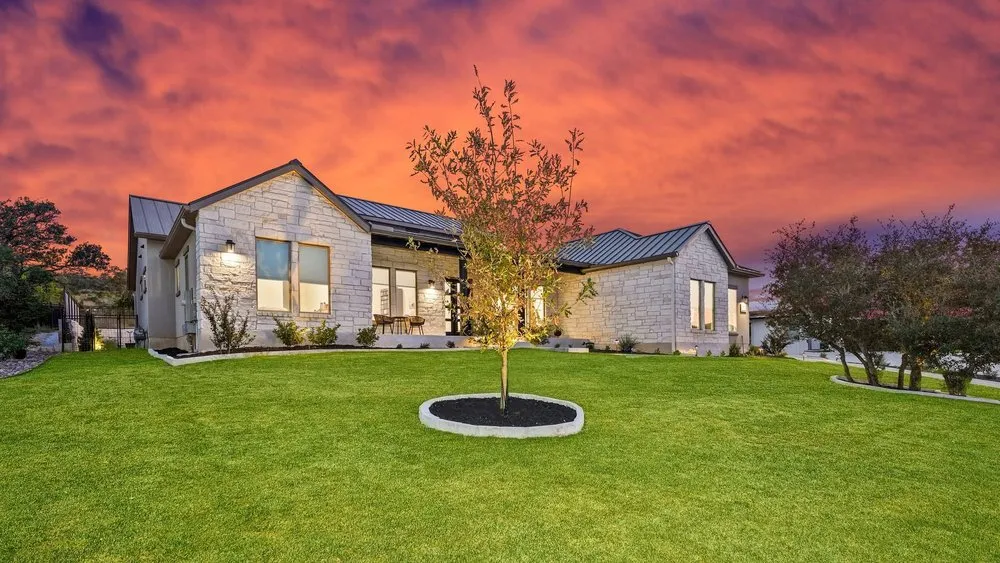 Custom lawn mowing service for beautiful yards in San Antonio, TX by Rollins Landscape & Irrigation