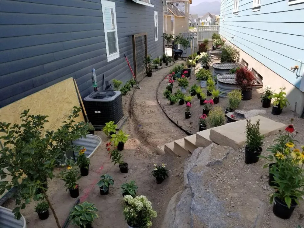 Custom landscape design for outdoor upgrades in Sandy, UT by Rollins Landscaping