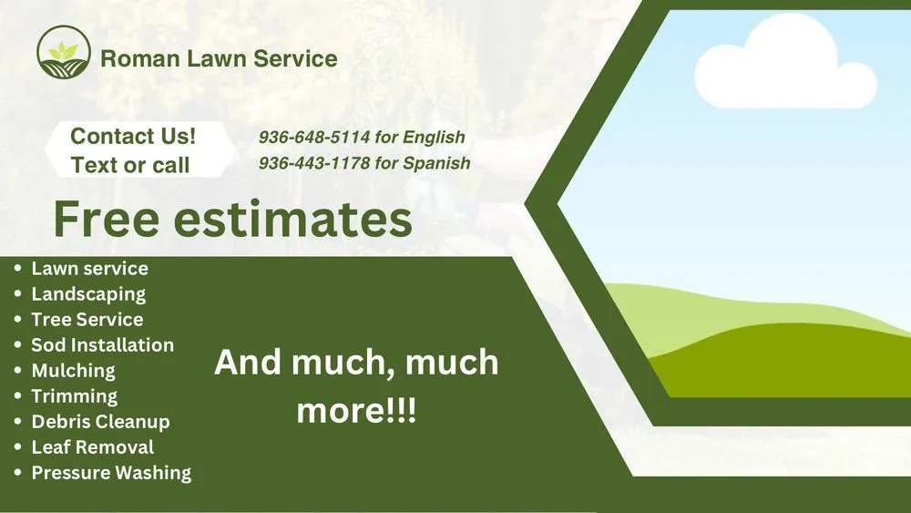 Affordable lawn mowing service in Montgomery, TX by Roman lawn service