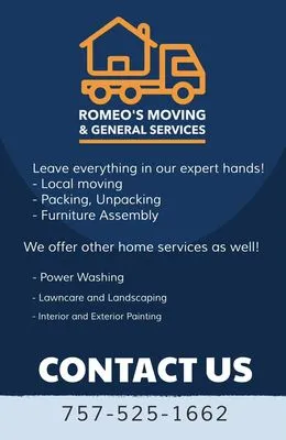 Romeos Moving & General Services Logo