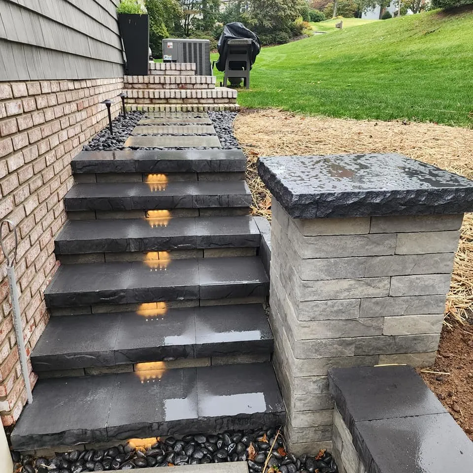 Custom landscape installation for outdoor upgrades across Morristown, NJ - Romero Brothers