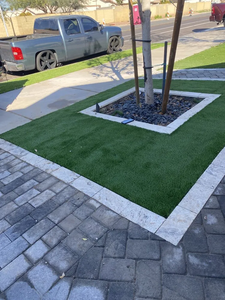 Professional residential landscaping in Phoenix, AZ by Romero L Landscaping