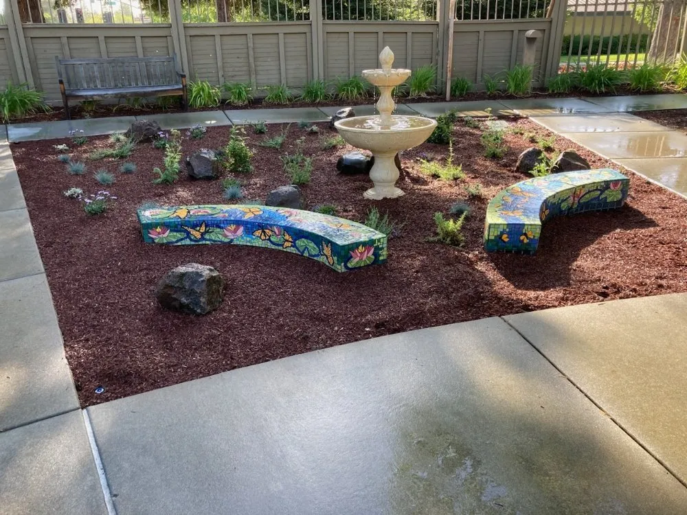 Affordable lawn mowing service with custom design in Fremont, CA by Romero' Landscape