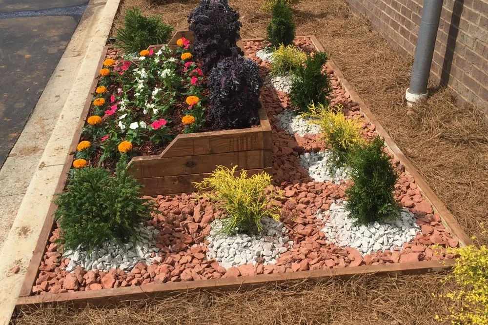 Local garden landscaping for residential properties in Huntsville, AL by Romero Landscaping & Lawn Care