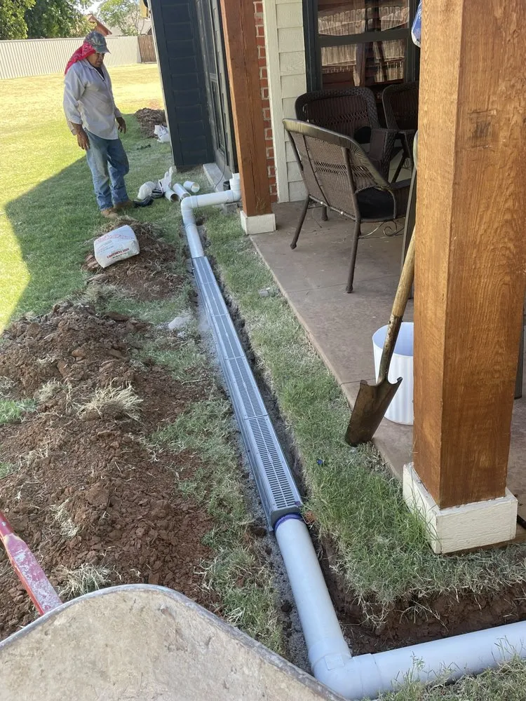 Trusted lawn care service in Clinton, OK by Romero Pavers & Construction