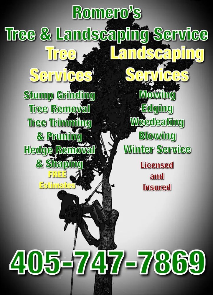 Custom landscape installation in Ponca City, OK by Romero’s Tree & Landscaping Service’s