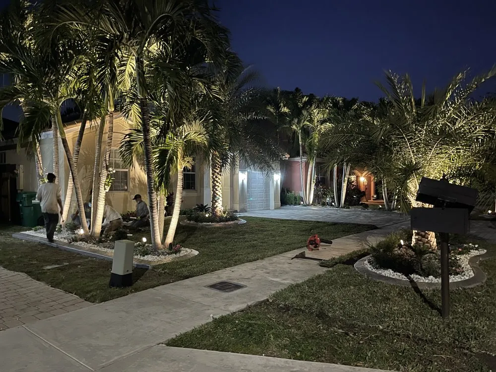 Professional landscape design for outdoor upgrades in Kendall, FL by Romy Landscaping Design & Borders