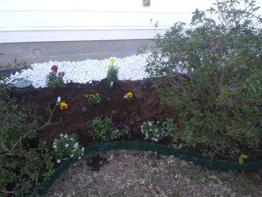 Ronald James Lawn Care Logo