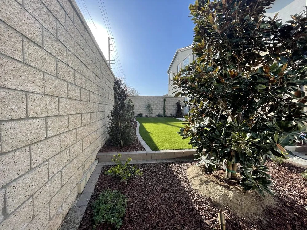 Custom lawn care service for beautiful yards in Pomona, CA by Ronces Construction