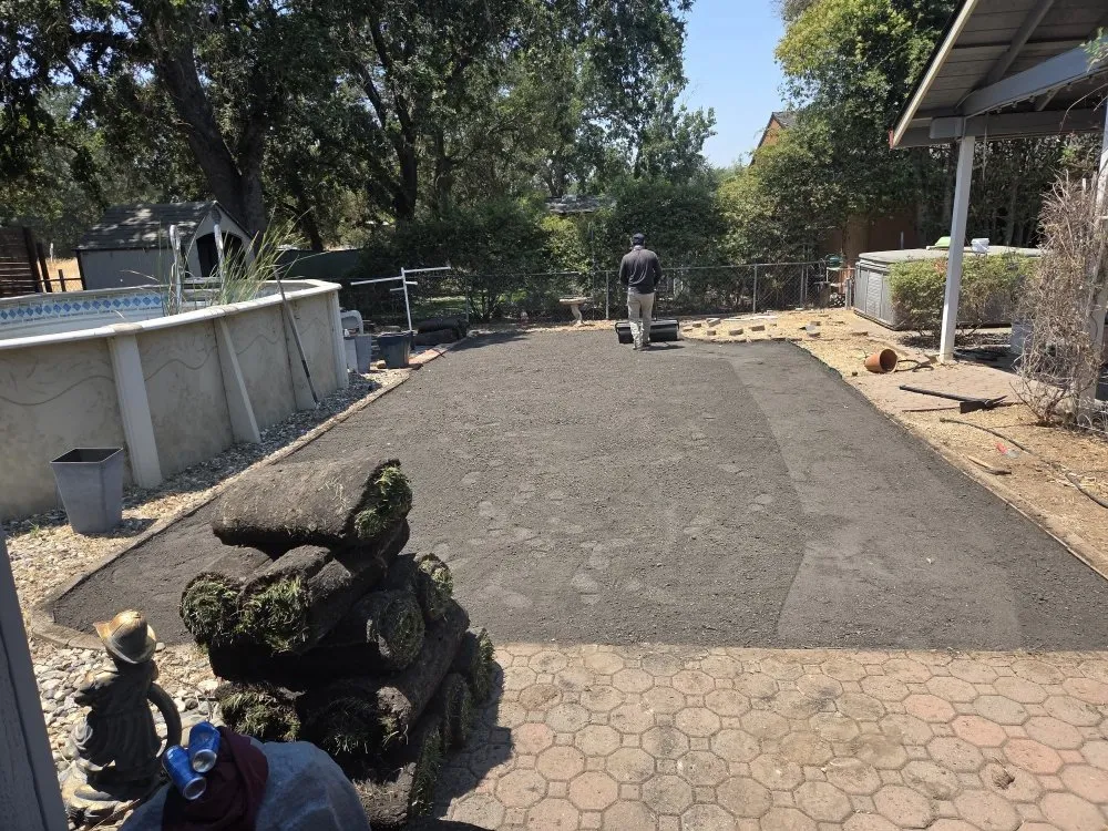 Custom yard cleanup service in Auburn, CA by Roney's Yard Maintenance