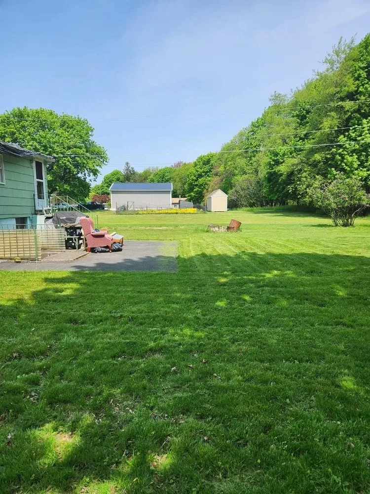 Custom landscape design for outdoor upgrades in Shenandoah, PA by Ron's Lawn Care